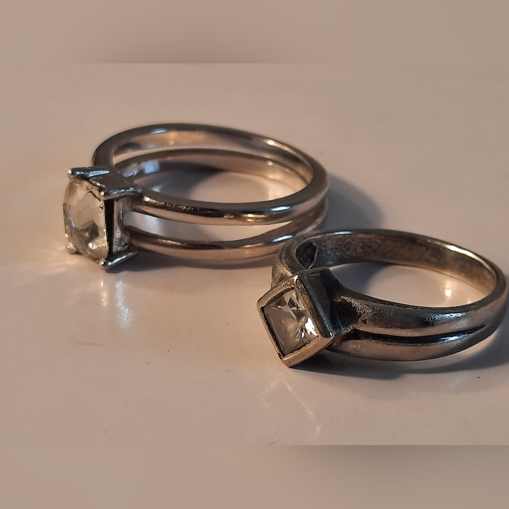 2 Sterling Silver Rings - Picture 5 of 12